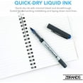 thumbnail image 3 of Platinum Roller Pens, Micro Point (0.5mm), Liquid Ink Rollerball Pen, 12-pack, (bold Blue), 3 of 5