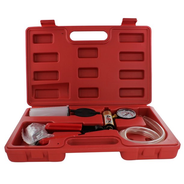 Abn Hand Held Brake Bleeder Kit Universal Auto Service Vacuum Pump Bleeding Set Walmart Com Walmart Com