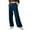 Navy, variant on Women's Petite Sweatpants with Pockets and Elastic Waist for Shorter Inseam Fit