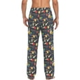 thumbnail image 2 of PRIYAL Multi- Xmas Gingerbread Man Cookies Pajama Pants for Men Pajama Bottoms Mens Pjs Sleep Lounge Pants with Pockets, 2 of 13
