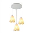 thumbnail image 4 of Lámpara de Techo con Diseño de Ondas de 3 Luces Impresas en 3D para Dormitorio, Cocina, Isla, Sala de Estar D, 4 of 5