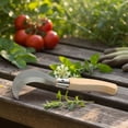 thumbnail image 7 of Kings County Tools 8” Pruning Knife Hand Sickle Garden Tool with Curved Stainless Steel Blade, 7 of 7