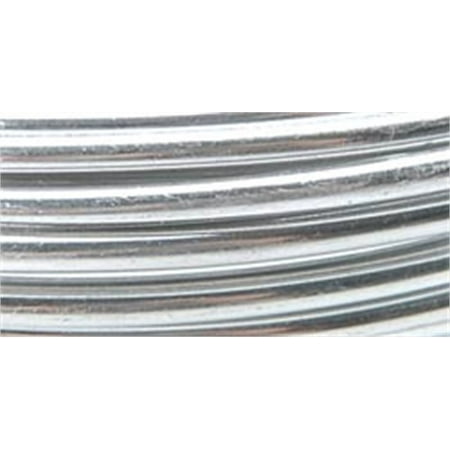 Darice Aluminum Floral Wire Silver 12 Gauge 15 ft Length 1 Each