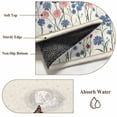 thumbnail image 6 of Round Rug 4Ft Washable Non-Slip, Beige Spring Floral Butterfly Circle Area Rugs for Living Room Bedroom, Farmhouse Flowers Botanical Indoor Floor Mats Carpet Runner for Home Decor Aesthetic, 6 of 8