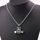 thumbnail image 2 of Hip-hop Dumbbell Weightlifting Master of Sports Pendant Necklace Cool For Man Collar Rock Rapper Jewelry Street Style Jewelry, 2 of 5