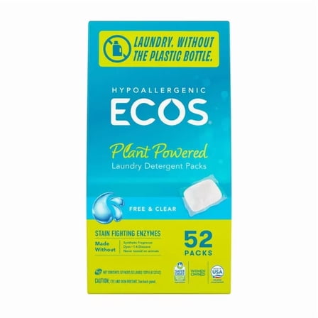 Laundry Detergent Packs - 52ct