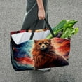 thumbnail image 7 of Starry Animals Reusable Foldable Large Capacity Oxford Cloth Storage Basket Easter Picnic Basket, 7 of 7