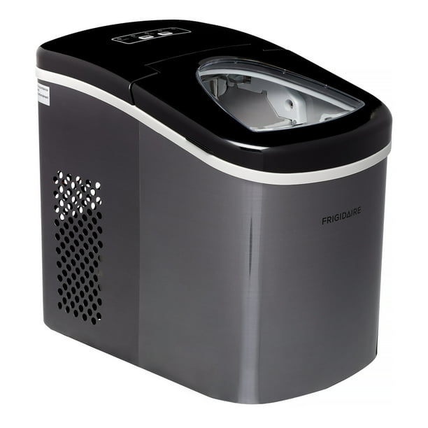 Frigidaire 26 lb. Countertop Ice Maker EFIC117SS, Black Stainless