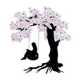 thumbnail image 1 of Cherry Blossom Tree Wall Art Decor-Decal Designs for Nursery Bedroom Decoration Floral Themed- Easy To Apply Vinyl Wall Decal - Art Removable Wall Sticker -Size 18" x 20"., 1 of 4
