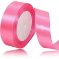 thumbnail image 1 of LAICAIW Solid Color Peach Pink Satin Ribbon, 3/4 Inches x 25 Yards Fabric Satin Ribbon for Gift Wrapping, Crafts, Hair Bows Making, Wreath, Wedding Party Decoration and Other Sewing Projects\u2026, 1 of 7