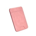 thumbnail image 5 of for iPhone 12 Back Case with Detachable Magnetic Card Bag, Classic PU Leather Kickstand Ultra Slim Shockproof Protective Anti-slip Business Phone Case for iPhone 12, Pink, 5 of 11