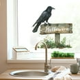 thumbnail image 4 of Halloween Crow Signpost Wall Sticker Wall Decal, Large & Vivid Design for Walls, Doors, Windows Living Room Bedroom Study Decoration, 4 of 7