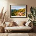 thumbnail image 3 of The Pinnacle - Virginia Photography Mountain Landscape Nature Scenic Forest Travel Poster Rural Black Framed Wall Art Print 5 x 7 inches, 3 of 4