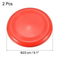 thumbnail image 2 of Uxcell 9 Inch Flying Disc Outdoor Playing Training Soft Flying Disk, Red 2 Pack, 2 of 7