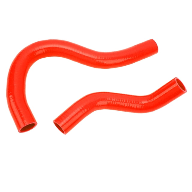 Silicone Radiator Hose, 2 Pcs Radiator Coolant Hose Silicone Sealing Heat Avoid Coolant Hose Kit For EP3 Si SiR Type R K20A3 2002 2003 2204 2005