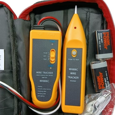 Qalabka Wire Tracer NF-816, Underground Cable Locator with Earphone, Advanced Features