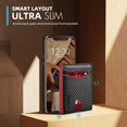 thumbnail image 3 of Cartera RUNBOX RFID de piel para hombre y mujer con 2 ventanas de identificación, 3 of 7