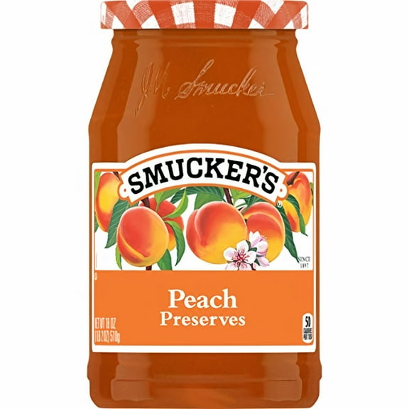 Smucker's Peach Preserves, 18 Ounces ( pack of 2 )