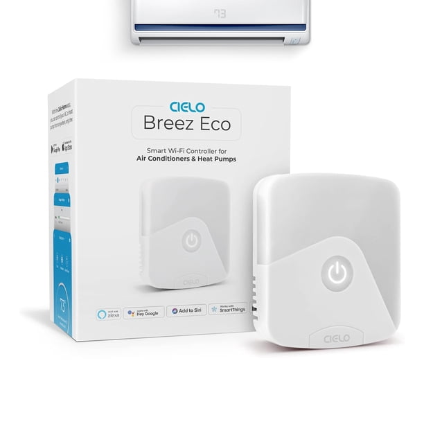 Controlador de aire acondicionado inteligente Cielo Breez Eco para Mini Split White