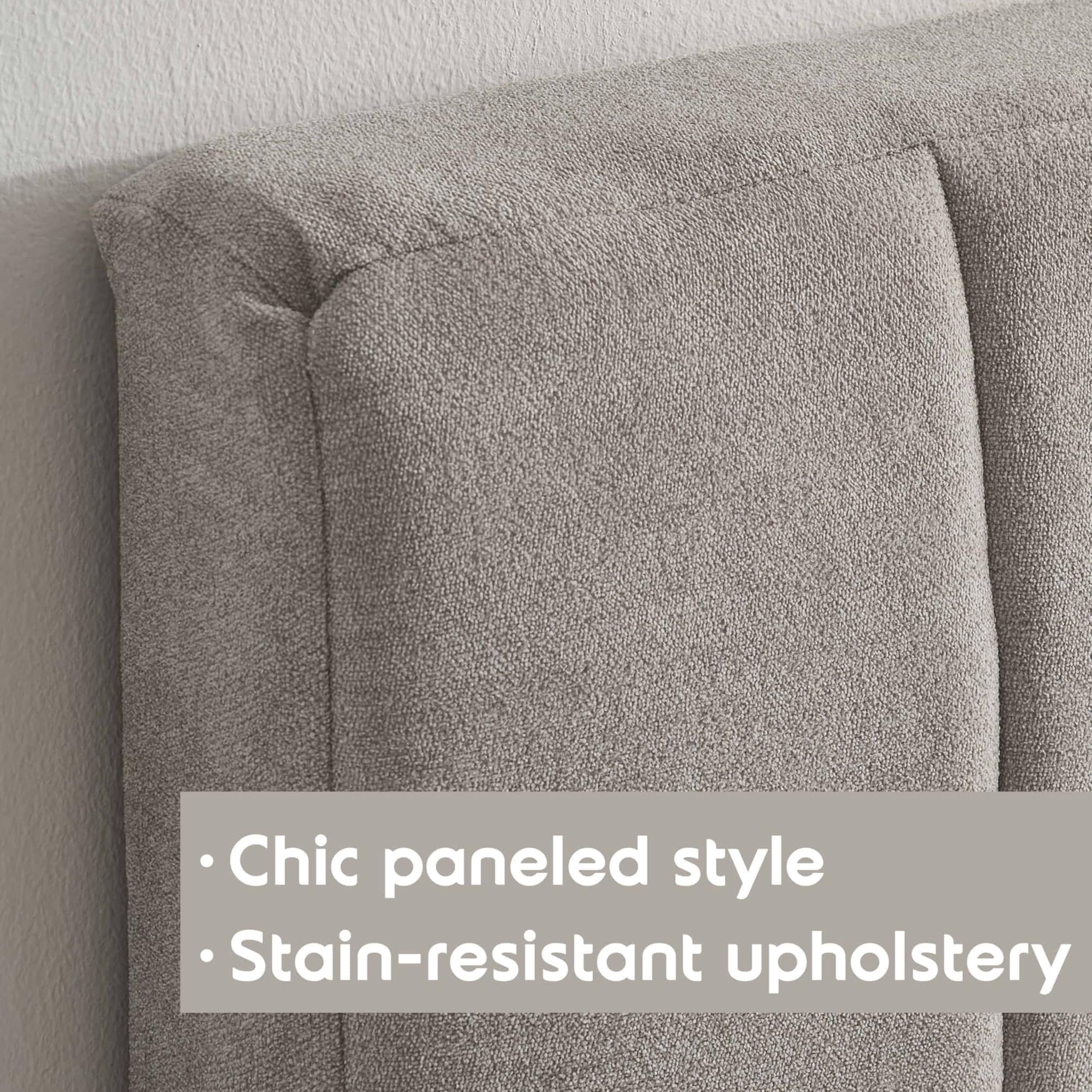 Upholstered Headboard - Easy Assemble Stitched Size Wall Mounted Headboards With 3d Soundproof Panels Peel Stick Floating