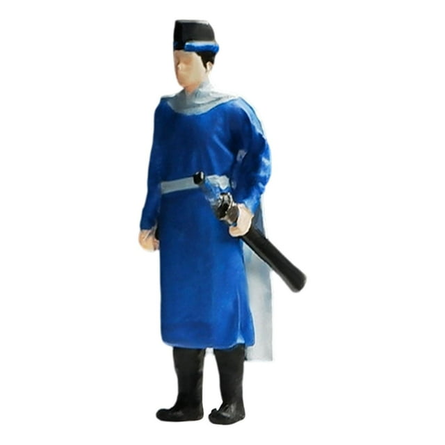 Milaget 1/64 Chinese Ancient Figure Ancient Character Ornament Dioramas Tiny People Model for Architectural Buildings Miniature Scene 2.8cm