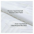 thumbnail image 6 of TiaGOC White California King Comforter Set, 3 Pieces Cal King Tufted Boho Bedding Comforter Sets, Fluffy Bed Set (104x96In Comforter & 3 Pillowcases), 6 of 7