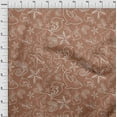 thumbnail image 4 of oneOone Georgette Viscose Brown2 Fabric Sea Sewing Material Print Fabric By The Yard 42 Inch Wide, 4 of 4