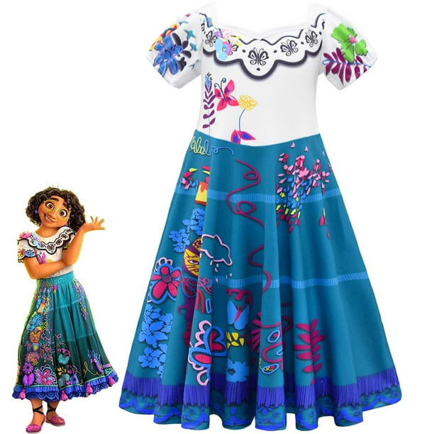 KAWELL Encanto Mirabel Dress Outfit Fashion Little Girls Dresses Swing ...