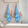 thumbnail image 4 of Note Music Maple Hand Towels, Fall Leaves Musical Score Kitchen Towel Ultra Soft and Absorbent,Decorative Fingertip Face Towel for Bathroom Hotel, 2 PCS, 28.3"x 14.4", 4 of 6