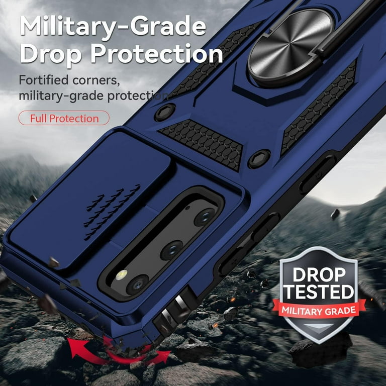 for Samsung Galaxy S20 Case with Camera Lens Cover HD Screen