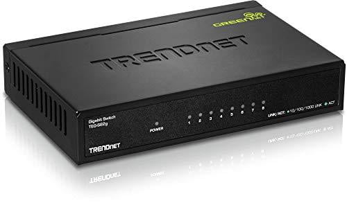 TRENDnet 8-Port Unmanaged Gigabit GREENnet Desktop Metal ...