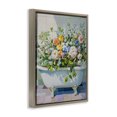 thumbnail image 2 of Stupell Industries Modern Vintage Bathtub Bouquet Overgrowth Brown Floating Frame Canvas Art, 17 x 21, by The Prints Vibe, 2 of 8
