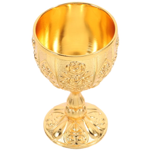 MOKKHNB Vintage Chalice Goblet, European Style Decorative Wine Cup for Water, Juice, Cocktails, Party Table and Home Decor