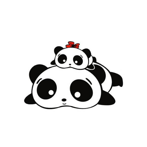 Panda Stickers Cars