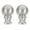 Silver, variant on SENSETH 2pcs Delicate Lamp Finial Knob Lamp Shade Finial Lamp Shade Accessories Silver