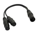 thumbnail image 1 of Adaptador de audio XLR Sunnimix Mic Conector Divisor de 1ft, 1 of 7