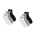 thumbnail image 2 of Nike Boys' 6-Pack Quarter Socks Color: gray/multi Size: 5 - 7, 2 of 2