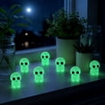 thumbnail image 5 of Aoznliie Mini Glow in Dark Ghost Figurines, 10 Pack Resin Halloween Ornaments, 1 inch Glowing Decor for Micro Landscape, Multicolor, 5 of 7