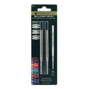 Monteverde Ballpoint Refills For Montblanc Ballpoint Pens, Medium Point, 0.7 mm, Brown Ink, Pack Of 2