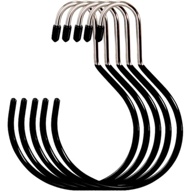 Bufanda Anillo Colgador Corbata Bufanda Gancho Percha Antideslizante Corbata Sombrero Gancho Bufanda Estante de almacenamiento Bufanda Cinturón Bolso 5pcs Vhermosa WLJ-2262