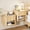 Oak, variant on BoldGear Floating Nightstand Set of 2, Fluted Nightstands Rounded Edge, Oak Nightstand with 1 Drawer and 1 Shelf, Wall Mounted Night Stand for Bedroom, Wood Bed Side Table Fluted Side Table/End Table