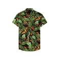 thumbnail image 3 of Biezeib Men Hawaiian Button down Shirt Casual Tropical Print Summer Short Sleeve Tops for Beach Vacation Streetwear, 3 of 6