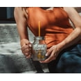 thumbnail image 4 of Winnie the Pooh Sweet as Can Bee 21 Ounce Glass Mason Jar With Lid and Straw, 4 of 6