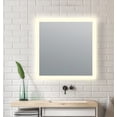 thumbnail image 5 of ANZZI Volta Frameless LED Bathroom Mirror in Silver | 36 in. H x 36 in. W, 5 of 10