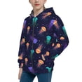 thumbnail image 2 of Rocae Sea Jellyfish for Zip Up Hoodies for Teen Sweatshirt with Hood-Medium, 2 of 6