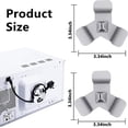 thumbnail image 2 of Kitchen Appliance Cord Winder Cord Holder Wire Wrapper Self Adhesive with Cable Clip Holder Desk Shortener for Small Home Appliances Storage Kitchen Office, 2 of 5