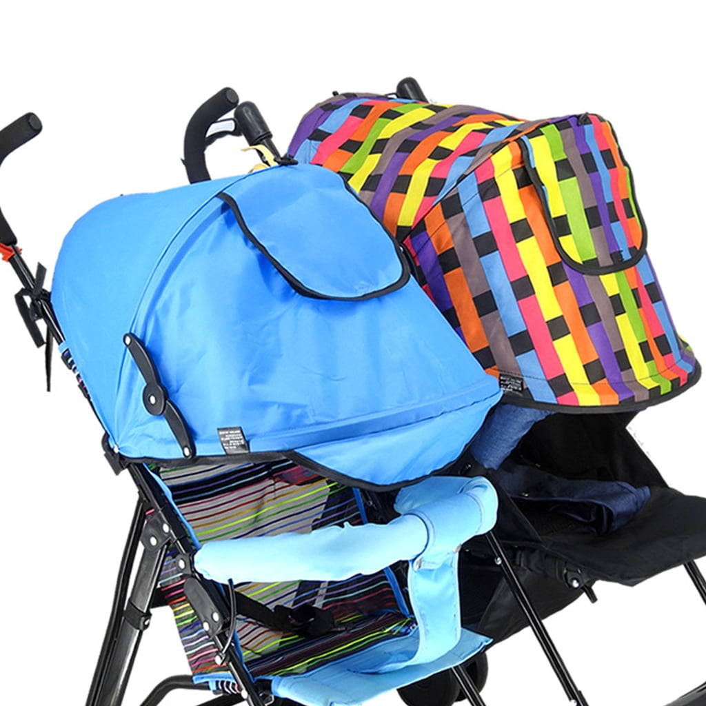 SIEYIO Baby Stroller Sun Shade Cover Sun Protective Canopys Toddler Pushchair Pram Windproof Sunshade Cover Waterproof Awning