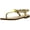Gold, variant on Bella Marie Girls Marie-9K Fashion Slip on Cute Braid Style Strappy Buckle Kids Sandals
