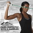 thumbnail image 6 of THERABAND Resistance Tubes, Beginner Set, Yellow, Red, and Green, 5 ft Latex Tubing, Home or Clinic Use, Cut-to-Fit, Color-Coded Resistance Bands for Upper & Lower Body Workouts, 6 of 15