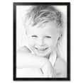 thumbnail image 2 of ArtToFrames 29" x 41" Honors Black with Silver Picture Frame, 29x41 inch Black Wood Poster Frame (WOM-5157), 2 of 7